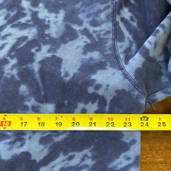 Hollister California Men's XL Sweater Hoodie Pullover Blue Tie Dye LS Sleeve - Picture 11 of 11